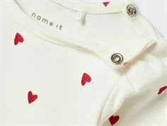 Name It body cloud dancer med hjerteprint